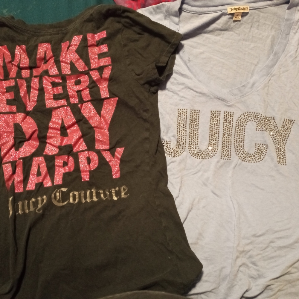 2 Juicy Couture Shirts